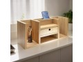 bibliotheque-etagere-de-bureau-double-avec-petit-tiroir-small-0
