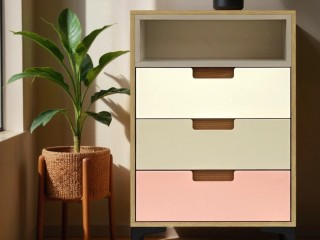commode-pastel-vert-rose-moka